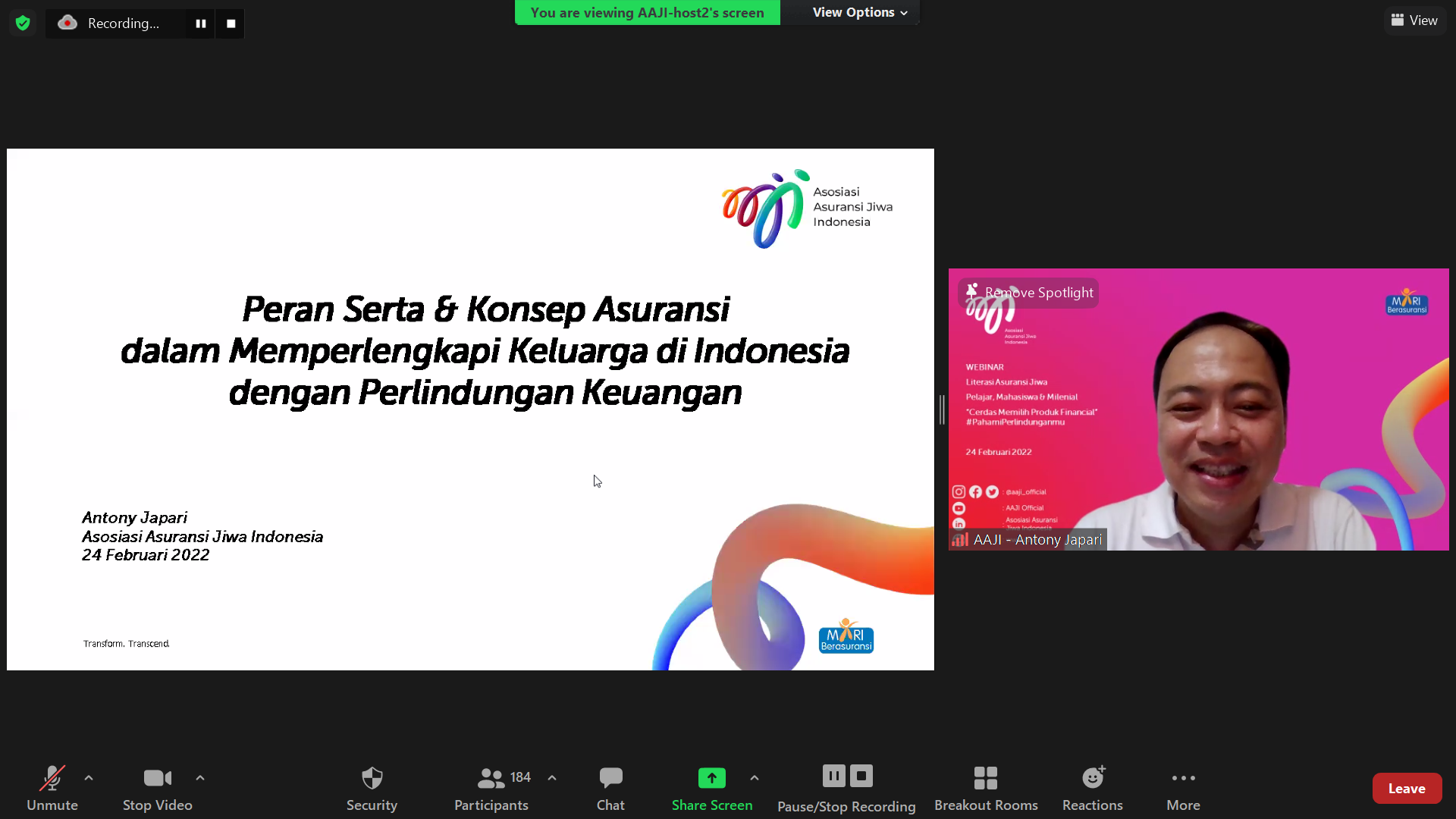 CEO Mengajar di FMIPA Universitas Sam Ratulangi
